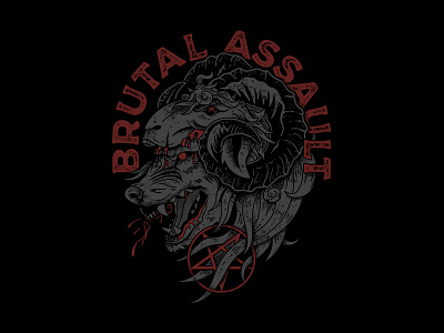 Brutal Assault 2018 - Wolf art brand brutal assault clothing design graphic graphic design illustration merch streetwear tattoo traditional