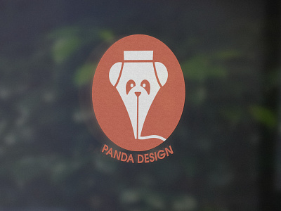 Logo for a graphic design company "PANDA" branding bulgaria design fresh graphic design logo panda simple vector