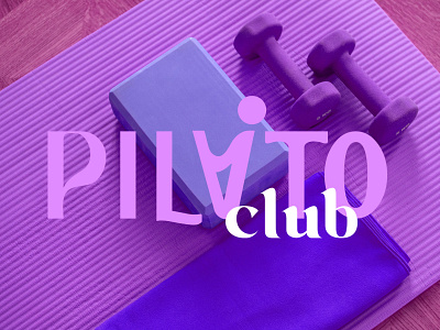 Logo for pilates club "Pilato" bold branding bulgaria colors design graphic design illustration logo modern pilates sport vector