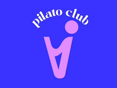 Logo mark for pilates club "Pilato"