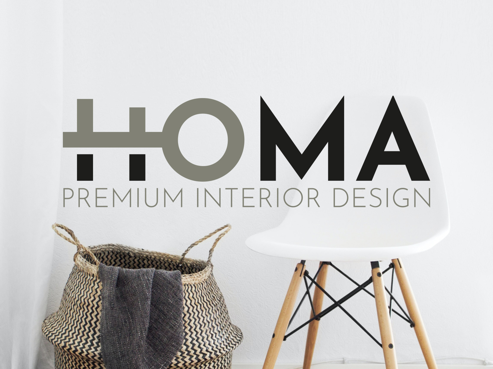 HOMA interior design logo by Victoria Dimitrova on Dribbble