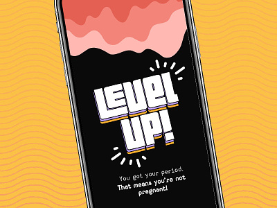 Uterus Invaders / Level Up app educational game game ios menstruation period retro sex ed sex education side project ui