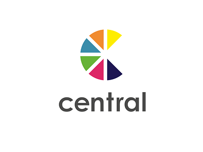 C Central brand branding c centar center circles communication agency design identity logo logo design logo designer pavel surovy symbol