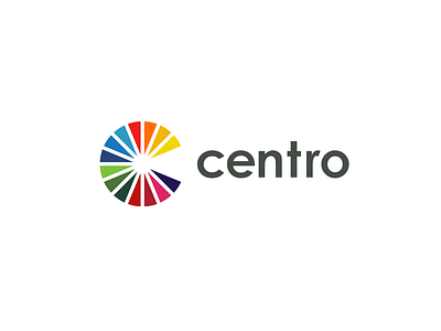C Centro brand branding c centar center circles communication agency design identity logo logo design logo designer pavel surovy symbol