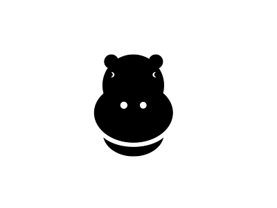 Smiling Hippo animal communication agency design happy hippo logo logo design logo designer pavel surovy smile smiling