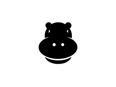 Hippo Design animal communication agency design happy hippo logo logo design logo designer pavel surovy smile smiling