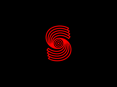 S Logo Design communication agency design studio eye hands logo logo design logo designer monogram pavel surovy radar s studio