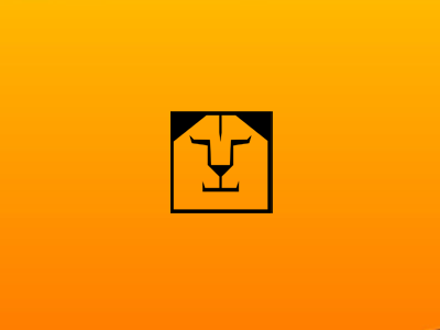 Lionbox Logo animal box communication agency design lion lionbox logo logo design logo designer pavel surovy square
