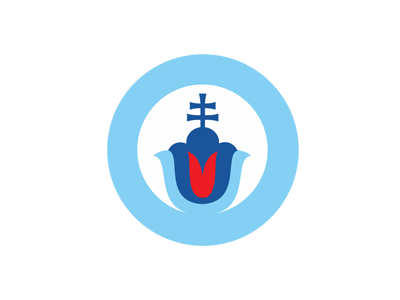 SLOVACI VPRED blue flower logo pavel surovy slovak slovakia
