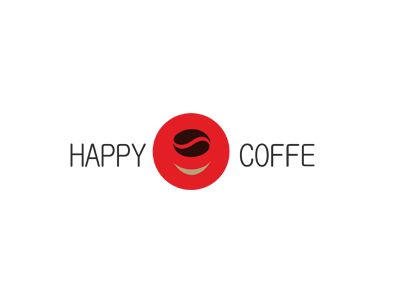 Happy Coffee bean beans brand coffee communication agency kafa logo logo design logo designer pavel surovy steam symbol