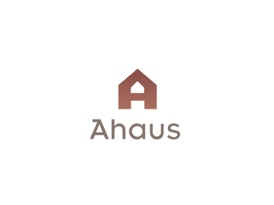 Ahaus (home) brand communication agency construction home hous house logo logo design symbol