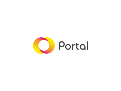 Portal + type brand branding circle communication agency design eternity eye identity logo logo design logo designer pavel surovy portal sun symbol