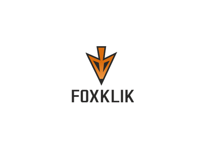 FoxKlik brand branding communication agency design fox foxclick identity klik logo logo design logo designer mouse pavel surovy pointer symbol