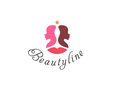 Beautyline beauty brand branding butterfly communication agency design diva identity lady logo logo design logo designer lying pavel surovy siren style symbol woman women