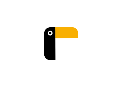 Tukana v2 bird brand branding communication agency design identity logo design logo designer mirror pavel surovy symbol toucan toucana