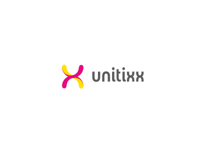 Unitixx booking brand branding communication agency logo design logo designer pavel surovy symbol ticket uni united x