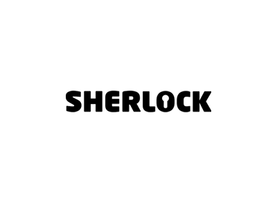Sherlock keyhole brand branding communication agency corporate door doors. identity identiy lock logo logo design logo designer pavel surovy sherlock symbol