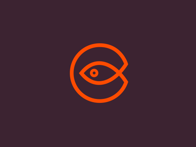 Fish Eye brand branding circle communication agency corporate eye fish fishing identity logo logo design logo designer pavel surovy symbol