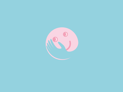 Pregnancy Baby Hand baby brand branding communication agency hand logo logo design logo designer pavel surovy pregnancy smile symbol woman