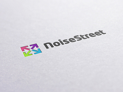 Marketing Agency NoiseStreet arrow brand branding communication agency logo logo design logo designer noisestreet pavel surovy street symbol