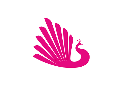 Peacock Beauty Line beauty brand branding communication agency line logo logo design logo designer pavel surovy symbol women