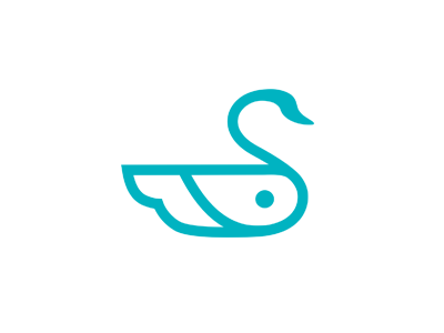 S Swan Bathtub bathroom bathtub bathtube brand communication agency logo logo design logo designer pavel surovy swan symbol water