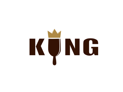 Ice Cream King brand branding communication agency cream design ice cream king logo logo design logo designer pavel surovy symbol