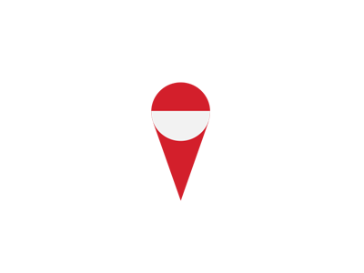Icecream Locator brand branding communication agency design ice icecream locator logo logo design logo designer pavel surovy pin pointer symbol
