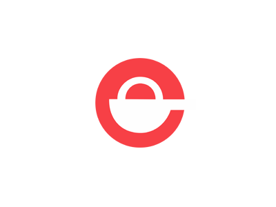 eCommerce bag brand branding cart communication agency design e ecart ecommerce eshop letter logo logo design logo designer pavel surovy symbol