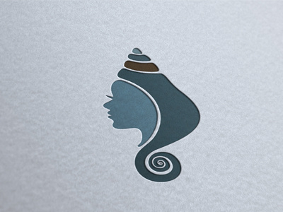 Shell Woman brand branding communication agency cosmetic cosmetics logo logo design logo designer pavel surovy sea shell symbol woman