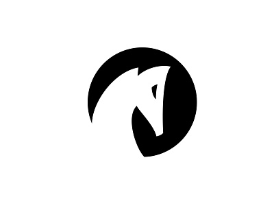 White Black Horse black brand communication agency horse logo logo design logo designer pastuv pavel surovy symbol white