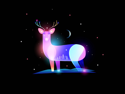 Deer 2022 2022 deer design effect fantasy illustraion vector