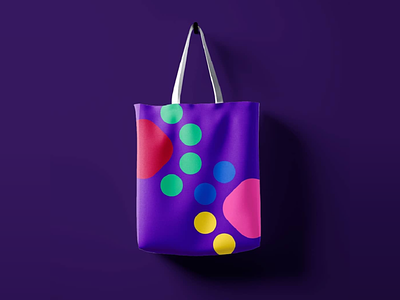 Adopp tote bag adobe illustrator animal bag brand branding design logo logodesign mockup paw pet purple tote visual identity
