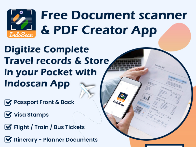 Free Document Scanner App by Indoscan Free Document scanner & PDF