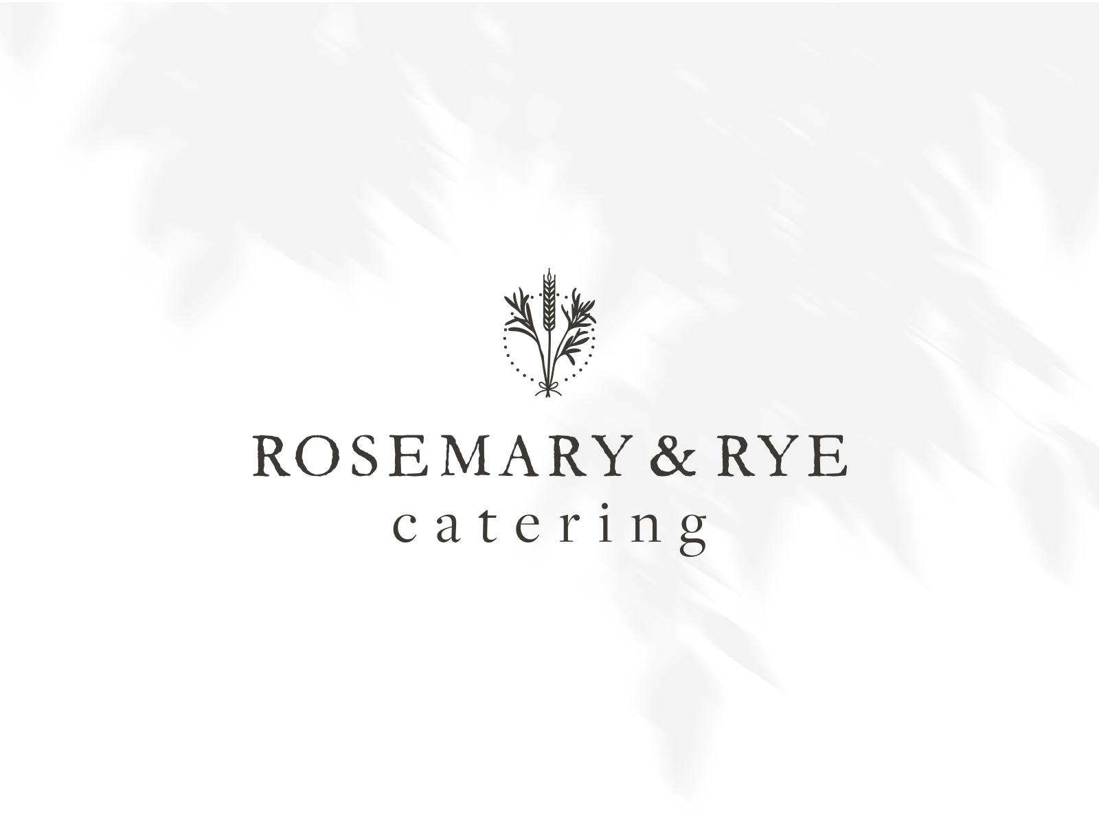 Rosemary & Rye Catering Branding by Amanda Snyder on Dribbble