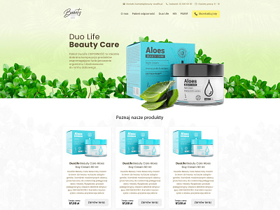 Beauty Duolife Landing Page