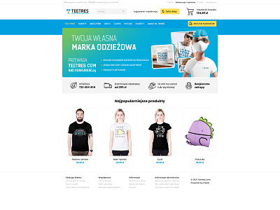 Teetres Redesign webdesign website