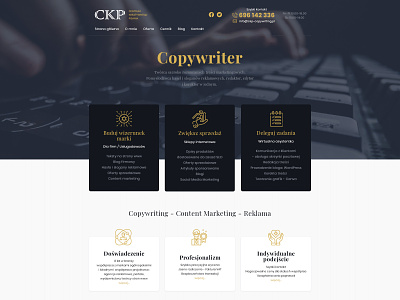 CKP Copywriting Redesign