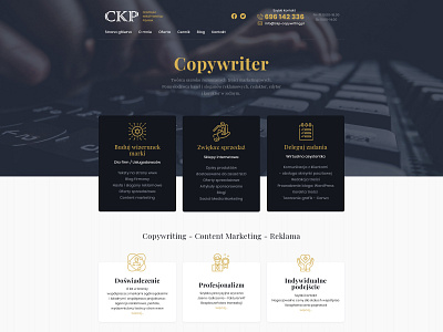 CKP Copywriting Redesign