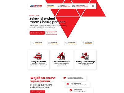 Vision Art Redesign web web design webdesign website