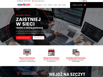 Vision Art Redesign V3 design ui web web design webdesign webdesigner website website design
