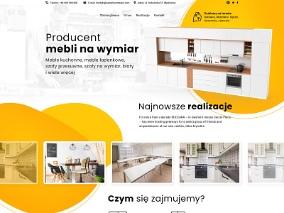 Meble na wymiar - Webdesign