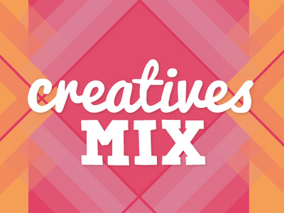 Creatives Mix Logo geometric hand written logo