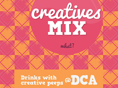 Creatives Mix Poster event geometry illustrator poster type