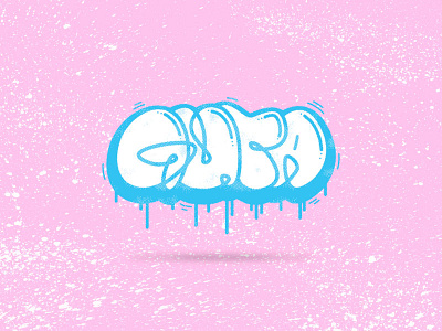 Guta flop graffiti logo