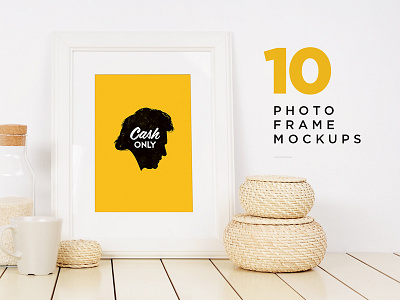 10 Photo frame mockups frame mock up mockup photo presentation