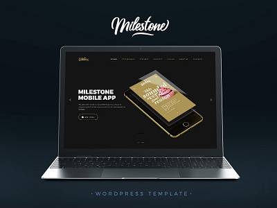 Milestone Landing Page for Wordpress