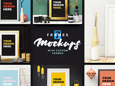 Frames Mockups bundle custom frames generate generator interior mock up mock ups mockup mockups scene wall