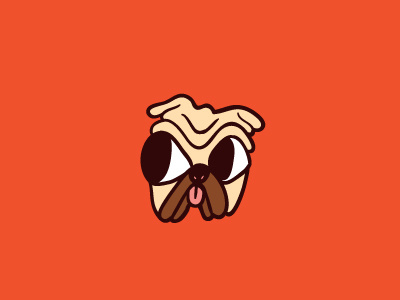 MOCO. icon pen pug vector