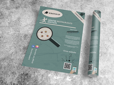 Packaging design for Scratch-up branding design